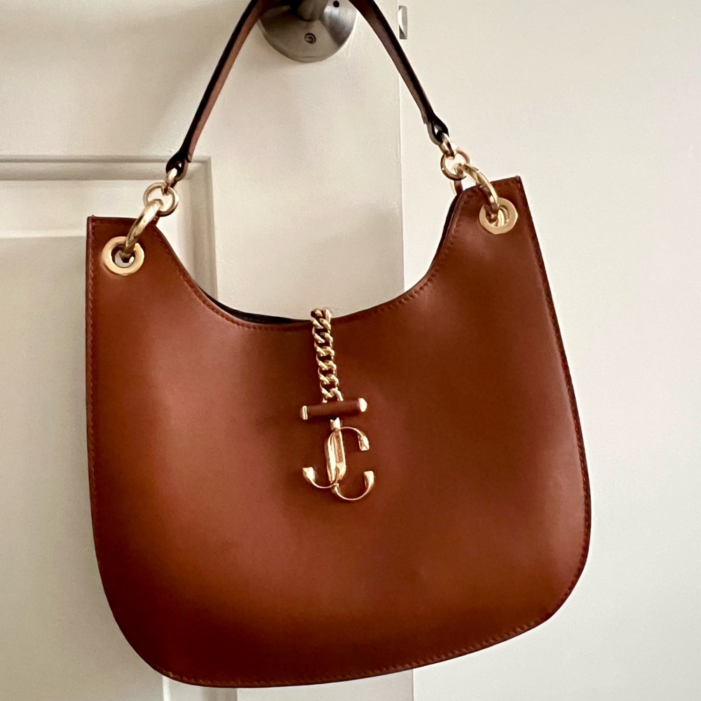 Jimmy Choo Tan Hobo Bag